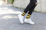 Men's Blue Canary Stripe Socks