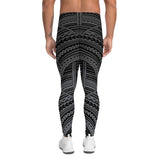 Maori Leggings for Men in Gunmetal Gray