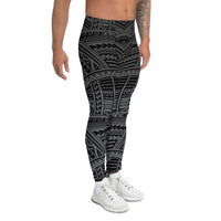 Maori Leggings for Men in Gunmetal Gray