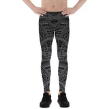 Maori Leggings for Men in Gunmetal Gray