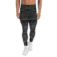Maori Leggings for Men in Gunmetal Gray
