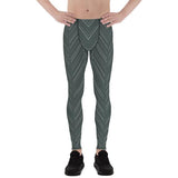 Mens Leggings - Sports Stripes Leggings